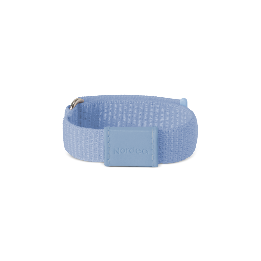 Nordea betalarmband ljusblå