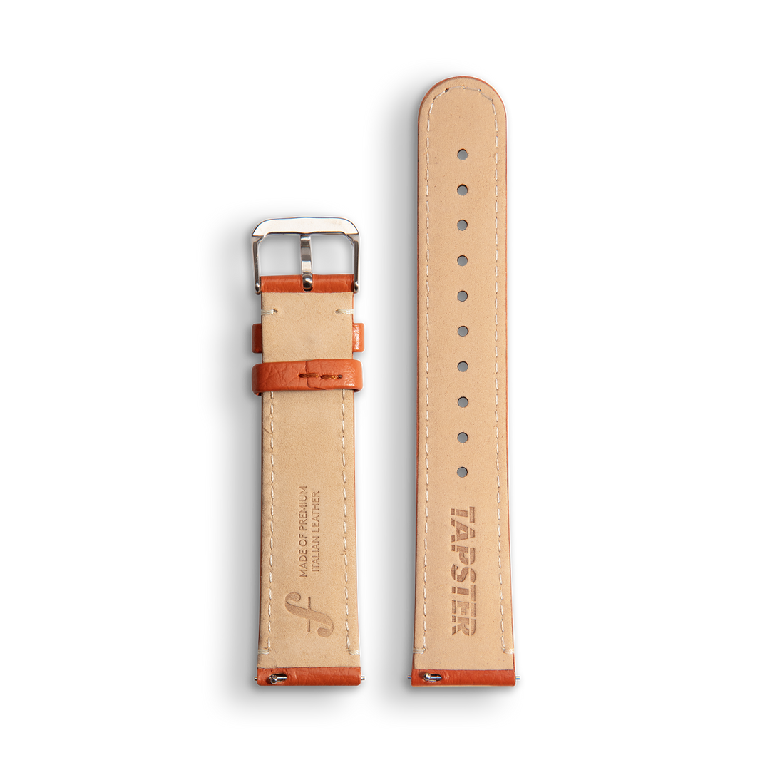 TAPSTER ādas pulksteņa siksna