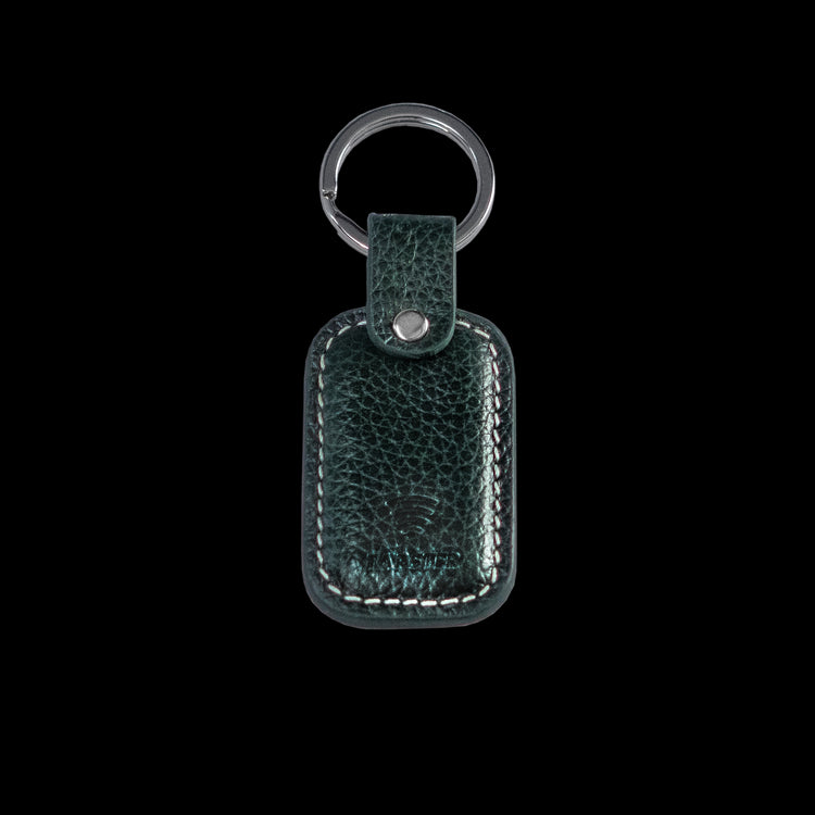 <img src="tapster.png" alt="Green-contactless keyring leather">